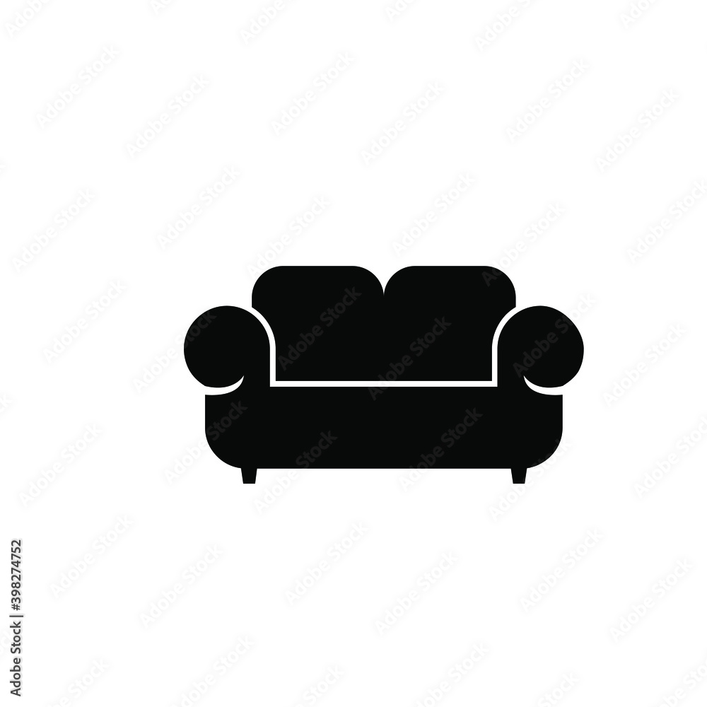 simple sofa line vector illustration design simple sofa line vector illustration design