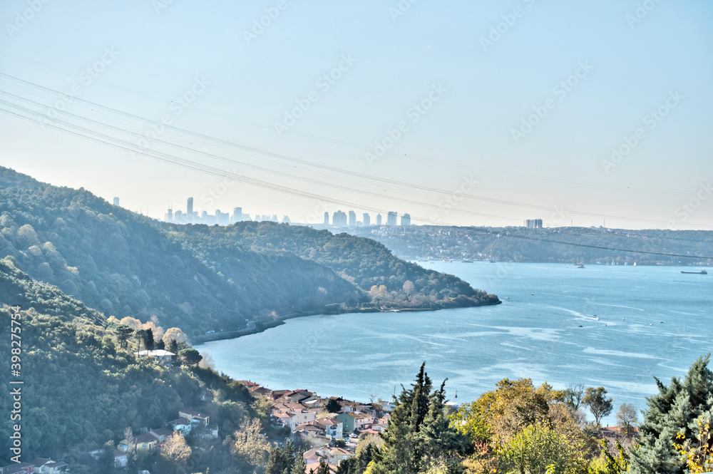 View from Anadolu Kavagi, Picturesque village on the Bosphorus View from Anadolu Kavagi, Picturesque village on the Bosphorus