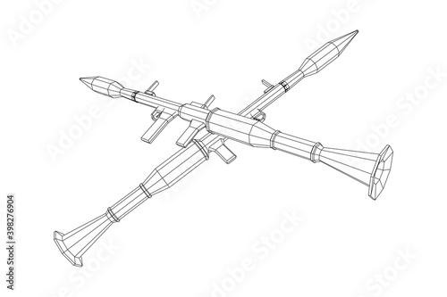 Anti-tank rocket propelled grenade launcher - RPG 7