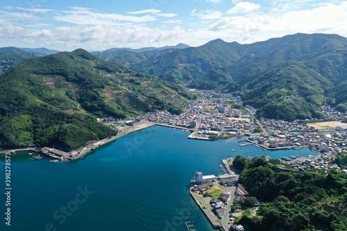 愛媛県西予市 三瓶湾の風景