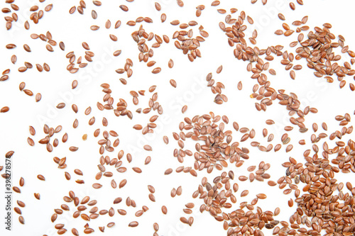 flaxseed close-up. vitamins and healthy food