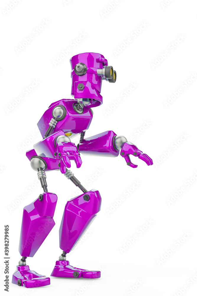 funny robot cartoon doing a what is up sose in a white background funny robot cartoon doing a what is up sose in a white background