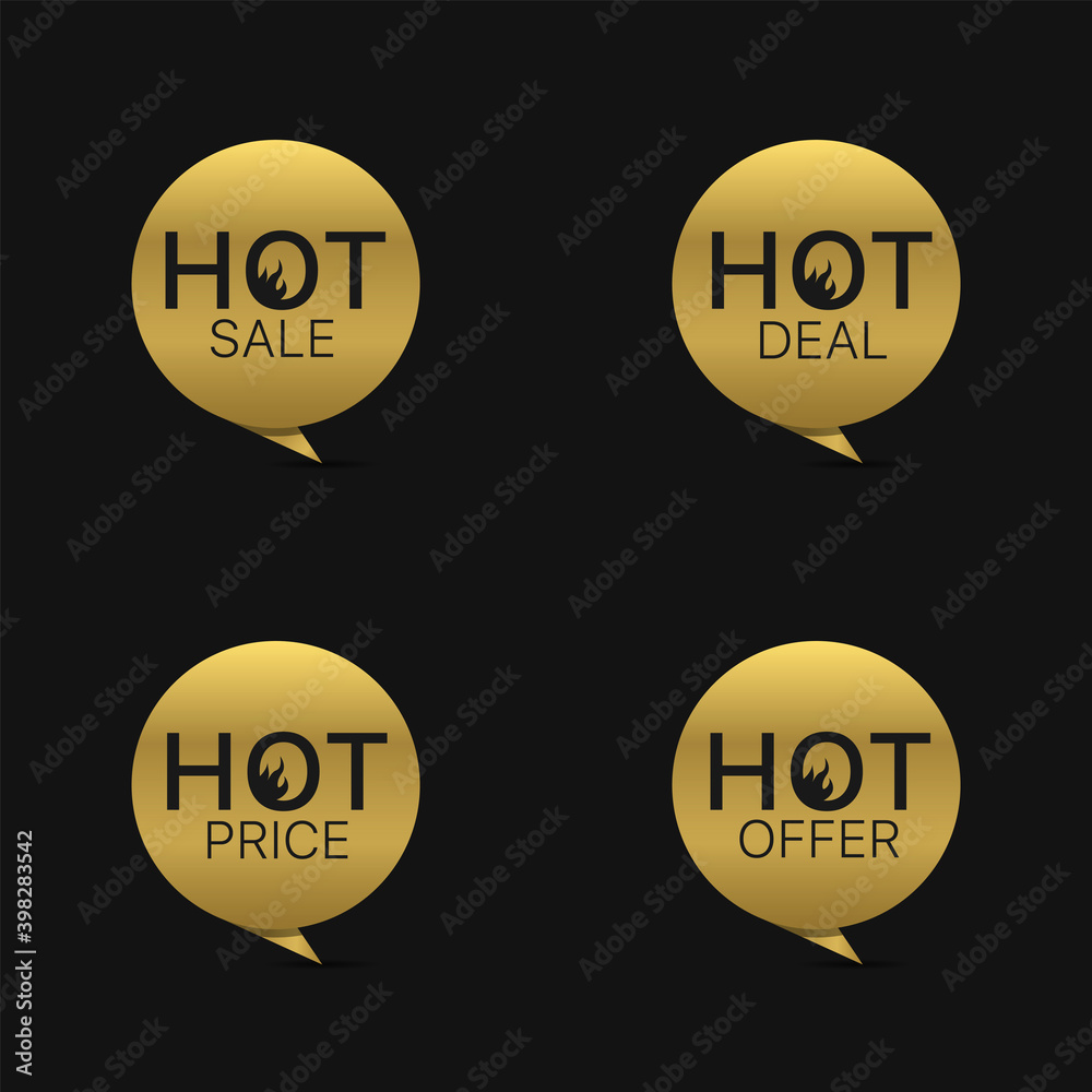 Hot sale icon set Hot sale icon set