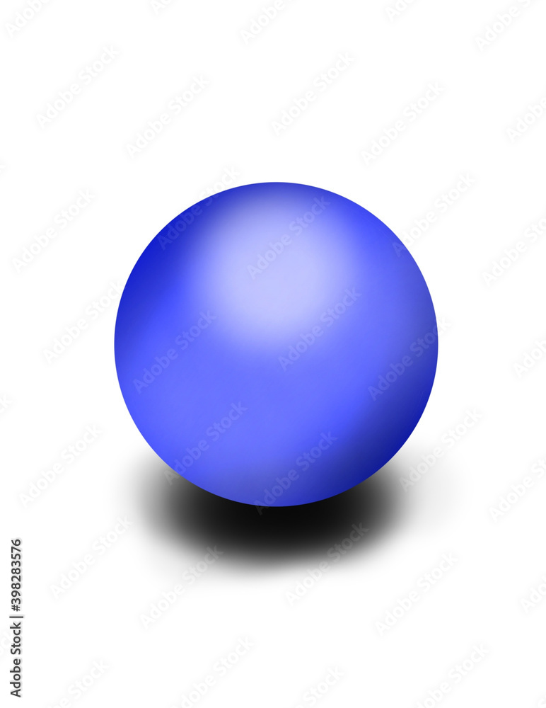 blue 3d sphere illustration isolated on white background. blue 3d sphere illustration isolated on white background.