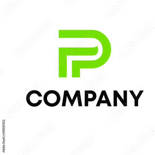 p logo design