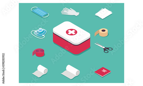 Medical equipment, first aid kit