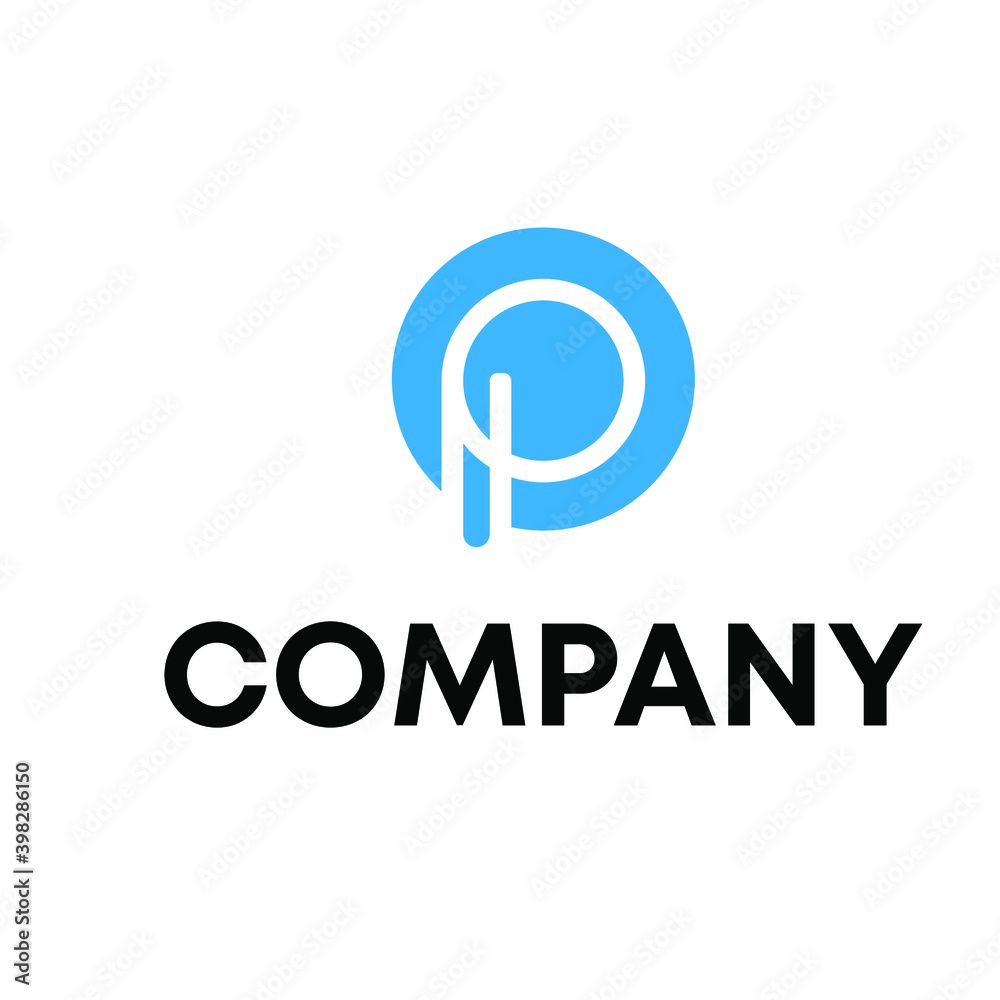 p logo vector