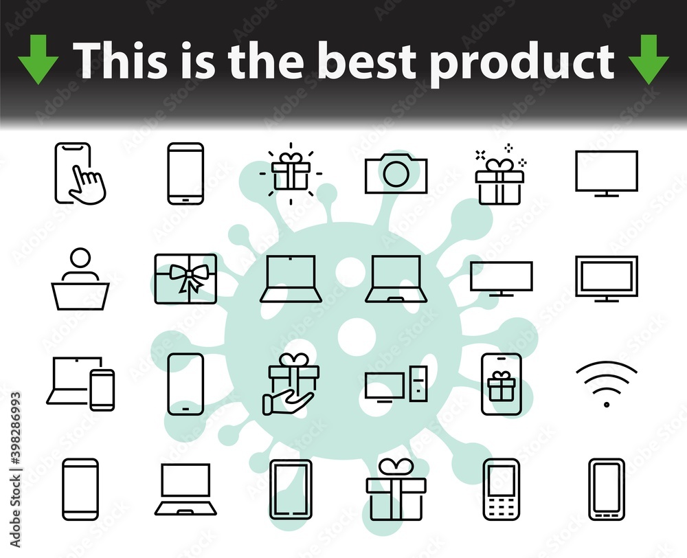 SMART devices and gadgets linear icons set, vector, contains icons computer, camera, laptop, phone, web devices, electronic appliances, and much more. Editable stroke SMART devices and gadgets linear icons set, vector, contains icons computer, camera, laptop, phone, web devices, electronic appliances, and much more. Editable stroke