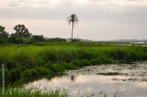 Ebrié Lagoon in Grand-Bassam, Ivory Coast
