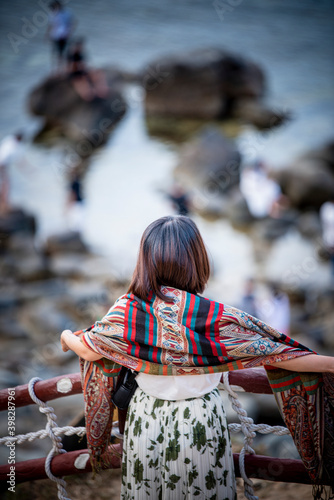 Binh Dinh Province, Viet Nam, June 10th 2019: Beautiful landscape in Eo Gio, Quy Nhon, Vietnam photo