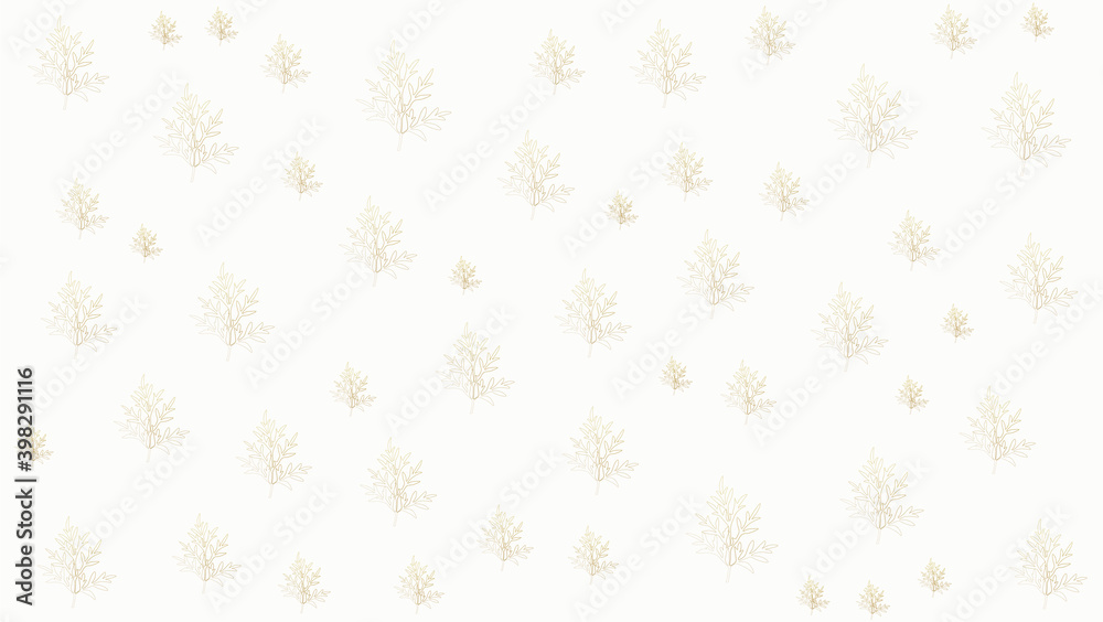 white pattern background with gold leaves white pattern background with gold leaves