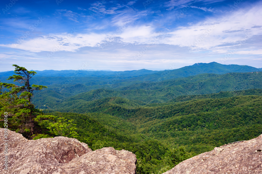 Fototapeta premium Blowing Rock in Blowing Rock North Carolina