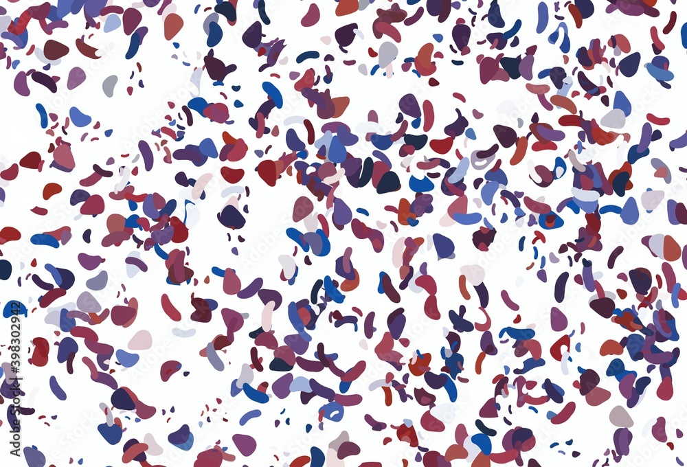 Light blue, red vector backdrop with abstract shapes. Light blue, red vector backdrop with abstract shapes.