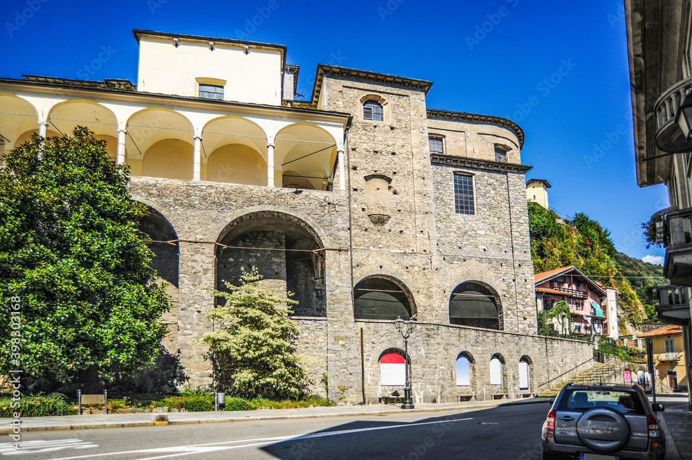 The town of Varallo in Piedmont is famous for its religious and cultural shrines of world significance - the Sacred mountain and the Church of the virgin Mary, created with the participation of Gauden