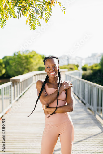 Young female athlete. photo