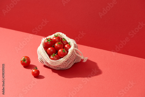 Eco bag with tomatoes