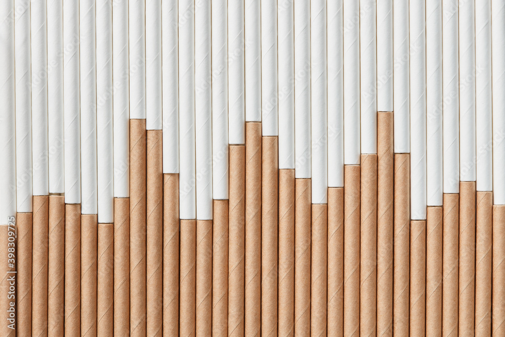 Echocardiogram line from papercraft straws. Echocardiogram line from papercraft straws.