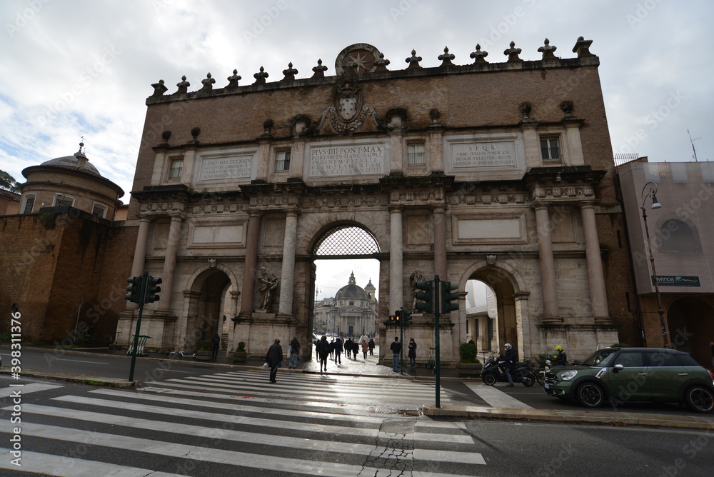 Obraz premium Roma Piazza del Poplo