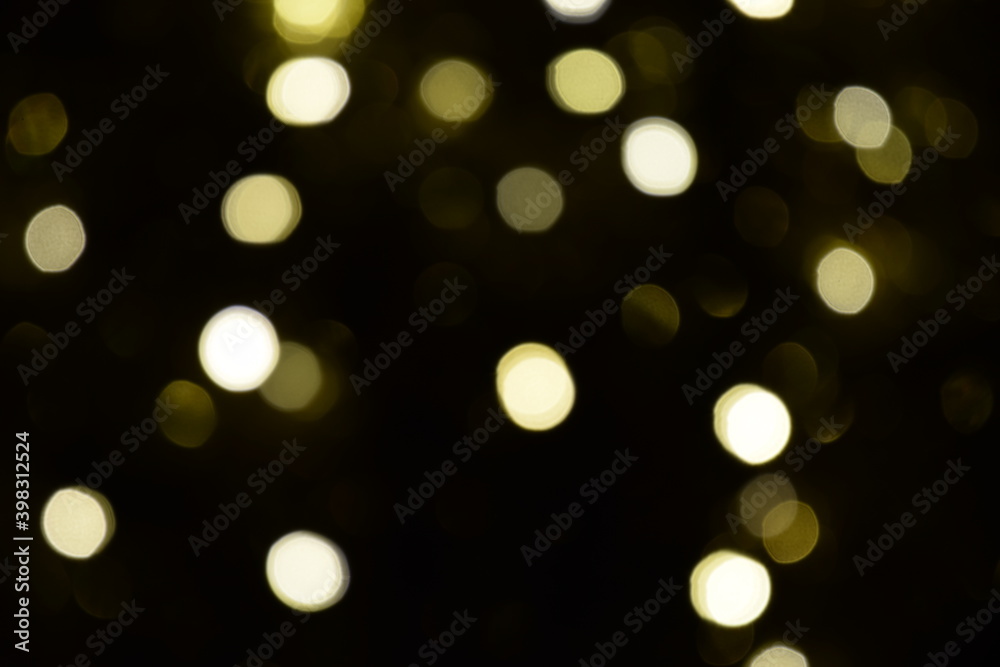Lights blurred bokeh abstract on dark background, rozmyte światełka na ciemnym tle lampki świąteczne Lights blurred bokeh abstract on dark background, rozmyte światełka na ciemnym tle lampki świąteczne
