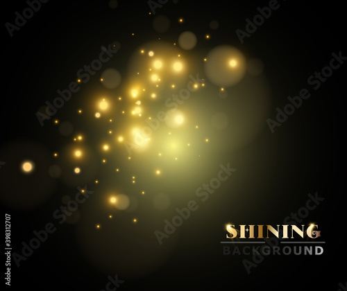 Bright beautiful star.Vector illustration of a light effect on a transparent background.	
