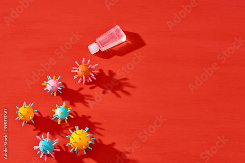 Hand sanitizer is used for killing germs