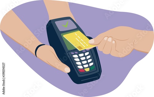 payment by the bank terminal