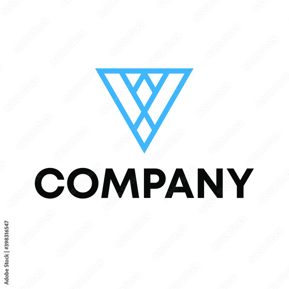 v logo v logo