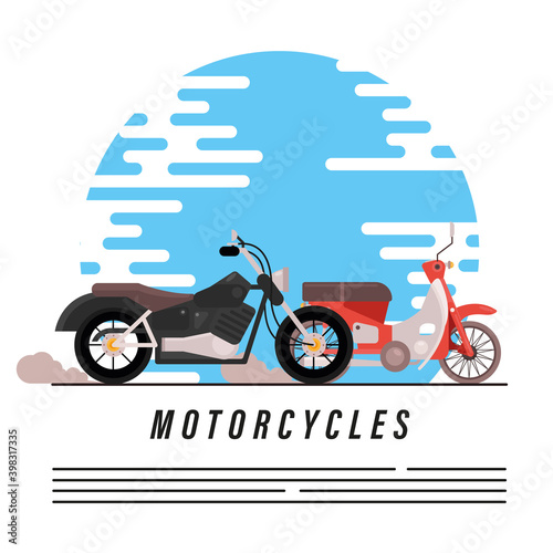 motorbikes old chopper and street styles vehicles