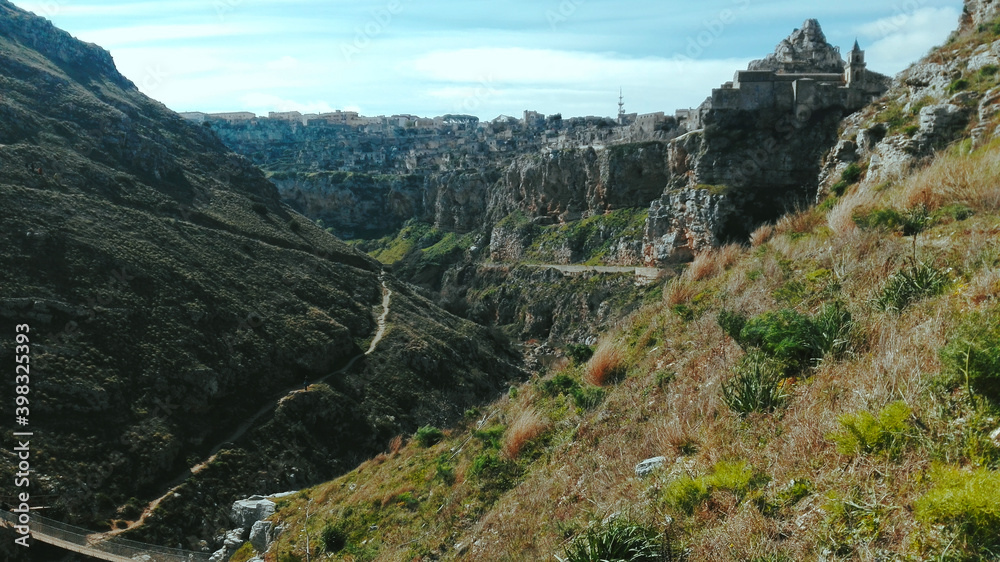 panoramic view of the Sassi of Matera