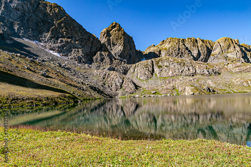 lake in the mountains