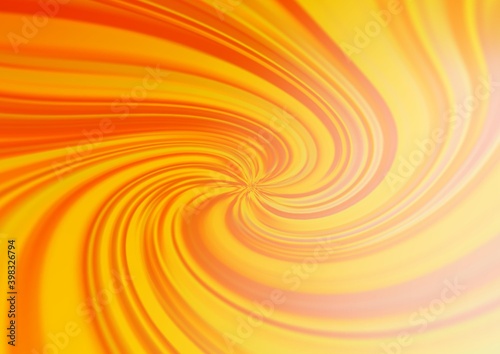 Light Orange vector modern bokeh pattern. Glitter abstract illustration with an elegant design. The best blurred design for your business.