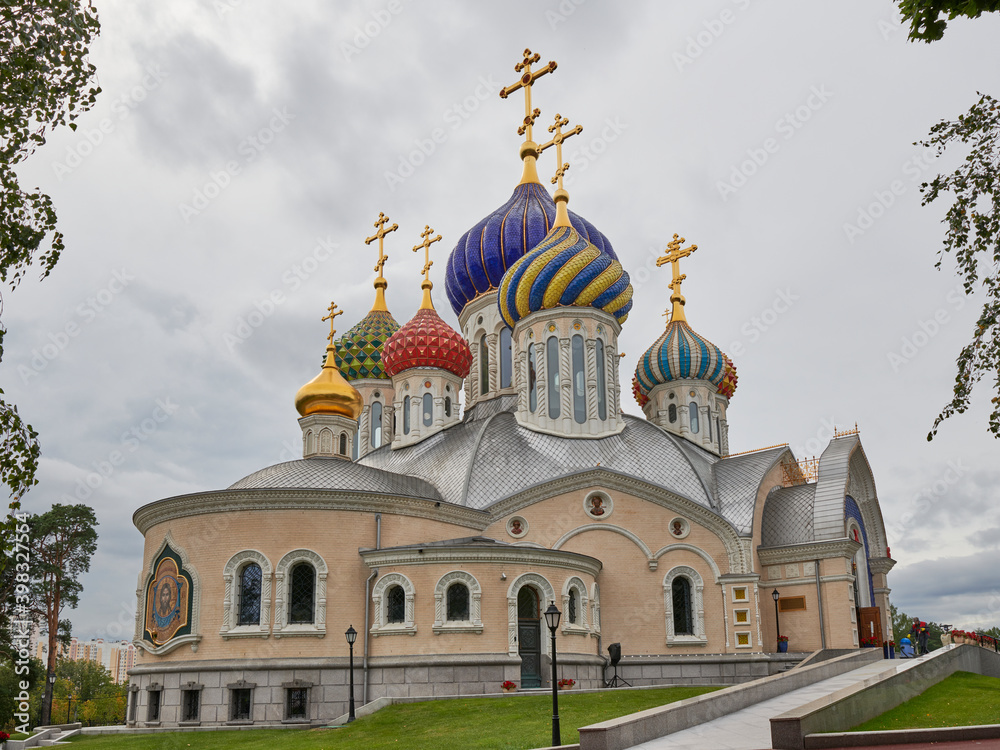 Russia. Moscow. Village Peredelkino. Cathedral Church of Prince Igor of Chernigov