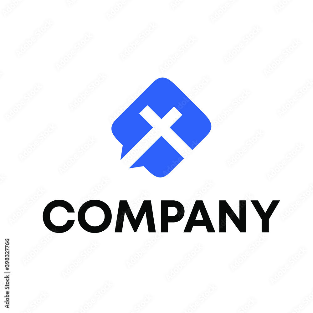 Obraz premium X logo