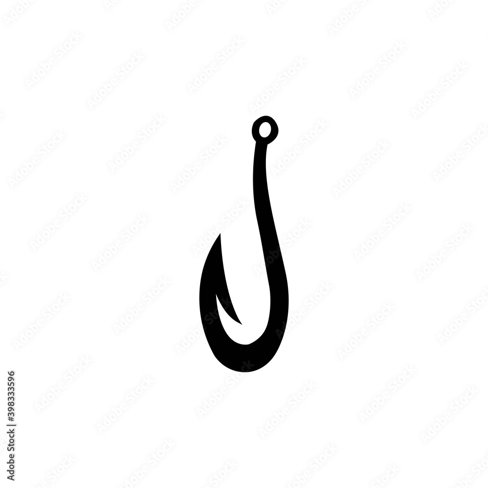 fishing rod icon logo