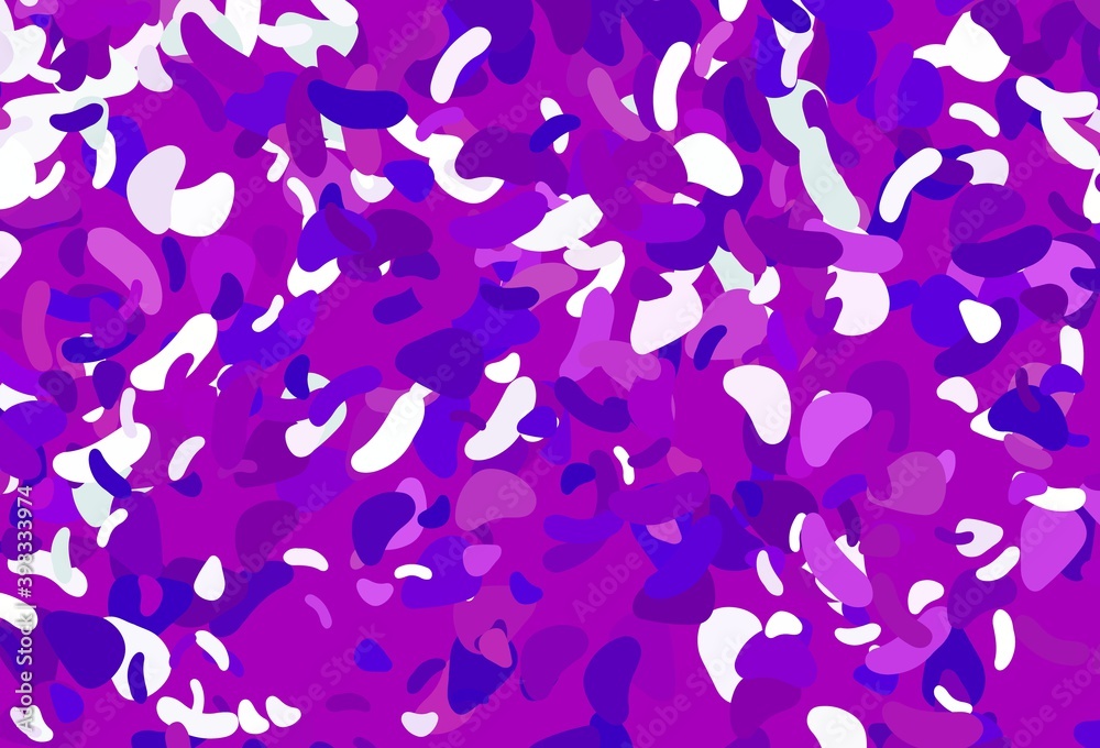 Light Purple vector background with abstract forms. Light Purple vector background with abstract forms.