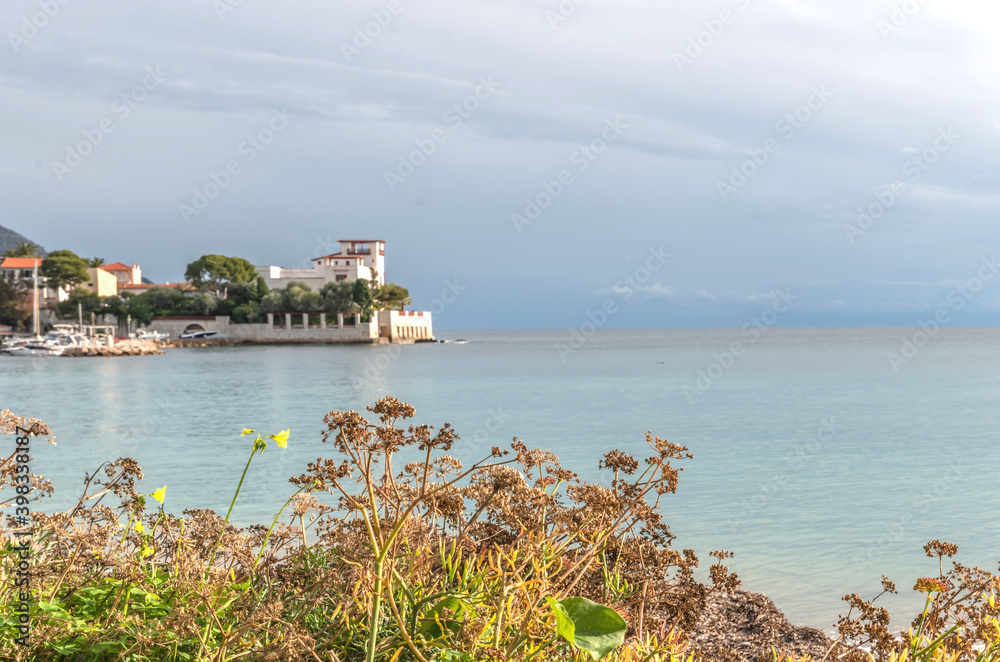 Villa Kerylos en bord de mer dans la baie des fourmis à Beaulieu sur Mer