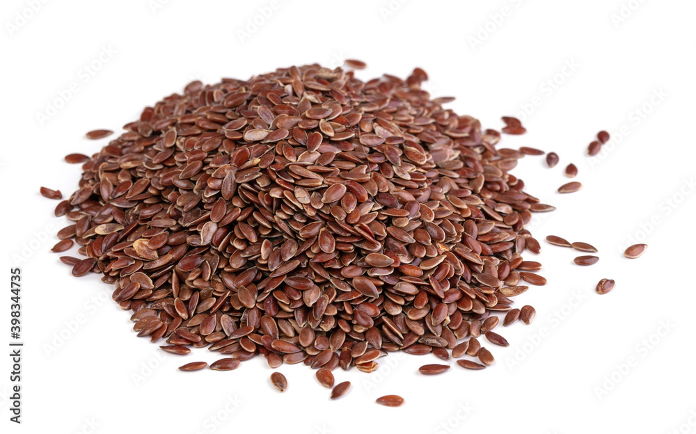 Pile of flax seeds Pile of flax seeds