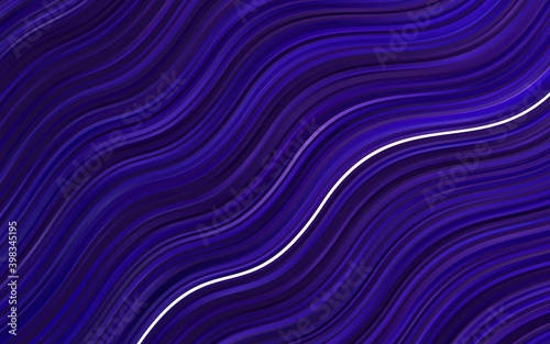 Dark Purple vector pattern with lava shapes.