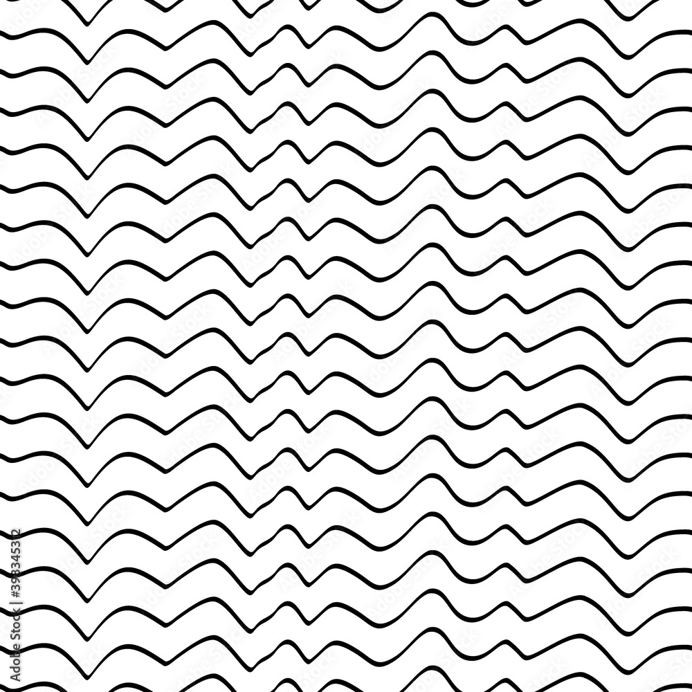 Curved lines seamless pattern. Linear waves motif. Jagged stripes ornament. Curves print. Striped background. Broken line shapes wallpaper. Wavy stripe figures. Ethnical textile print. Vector artwork. Curved lines seamless pattern. Linear waves motif. Jagged stripes ornament. Curves print. Striped background. Broken line shapes wallpaper. Wavy stripe figures. Ethnical textile print. Vector artwork.