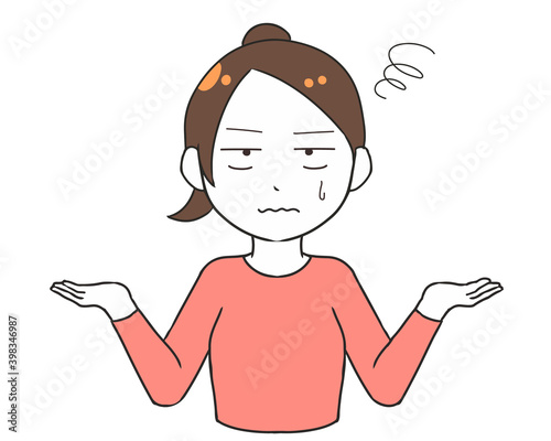 比較する　すごく悩む　女性