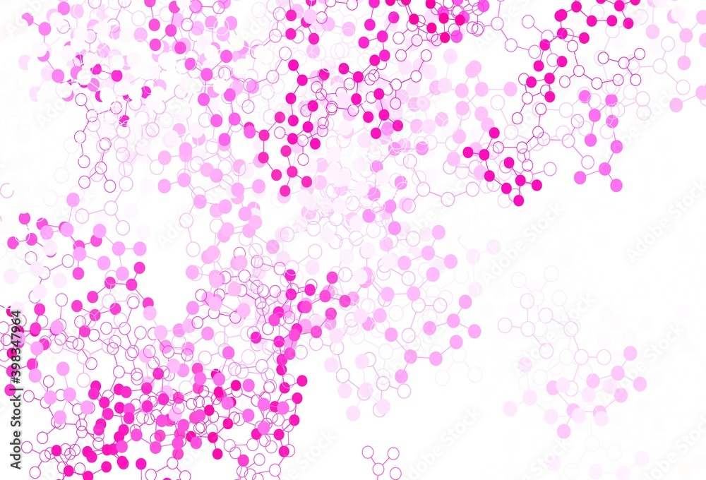 Light Pink, Yellow vector template with artificial intelligence structure. Light Pink, Yellow vector template with artificial intelligence structure.