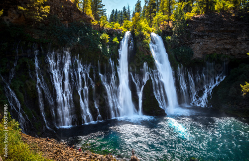 Majestic Burney Falls  Shasta-Trinity National Forest  California