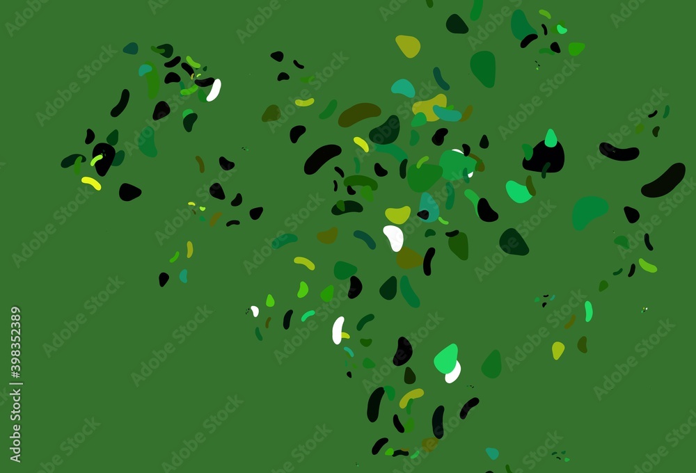 Light Blue, Yellow vector template with memphis shapes. Light Blue, Yellow vector template with memphis shapes.