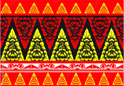 Motif Bali, Indonesia. with modern colors. exclusive background. Vector. EPS 10