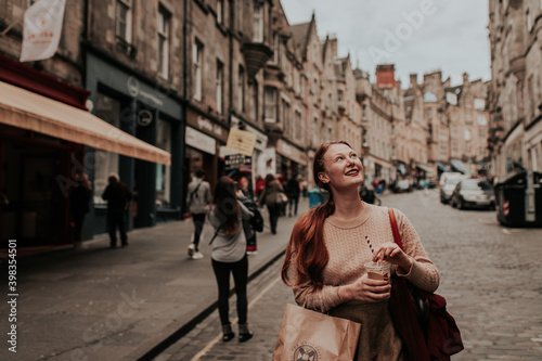 Woman in Edinburgh