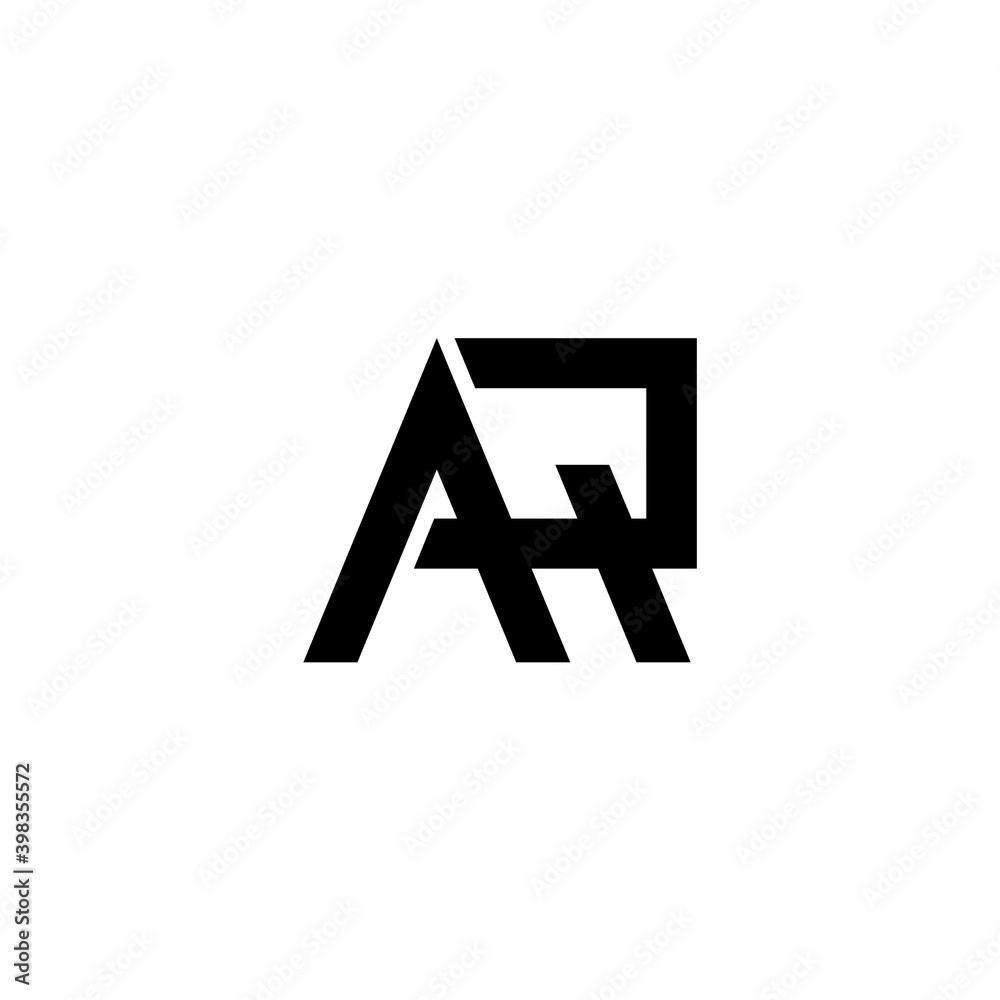 monogram logo letter A and R design template monogram logo letter A and R design template