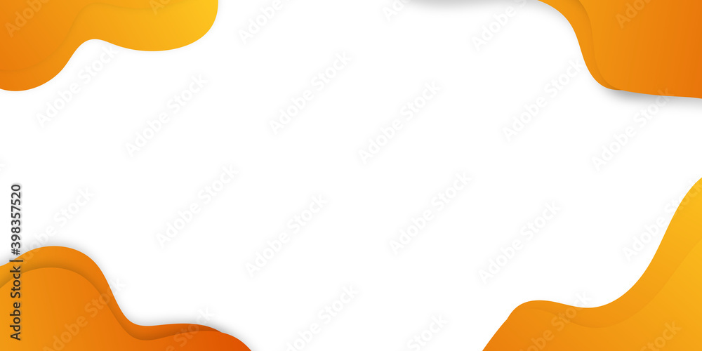 Simple modern yellow white wave liquid fluid abstract presentation background for corporate business need with white space for text Simple modern yellow white wave liquid fluid abstract presentation background for corporate business need with white space for text
