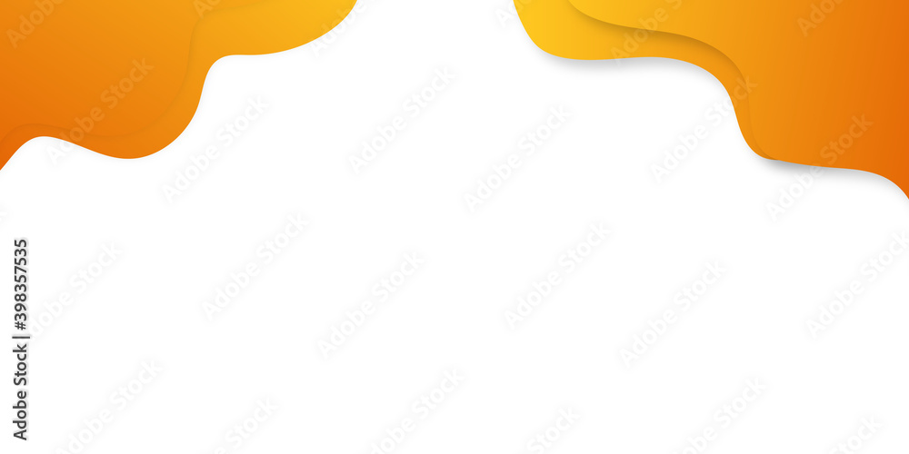 Simple modern yellow white wave liquid fluid abstract presentation background for corporate business need with white space for text Simple modern yellow white wave liquid fluid abstract presentation background for corporate business need with white space for text