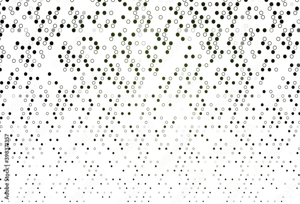 Light Green vector layout with circle shapes. Light Green vector layout with circle shapes.