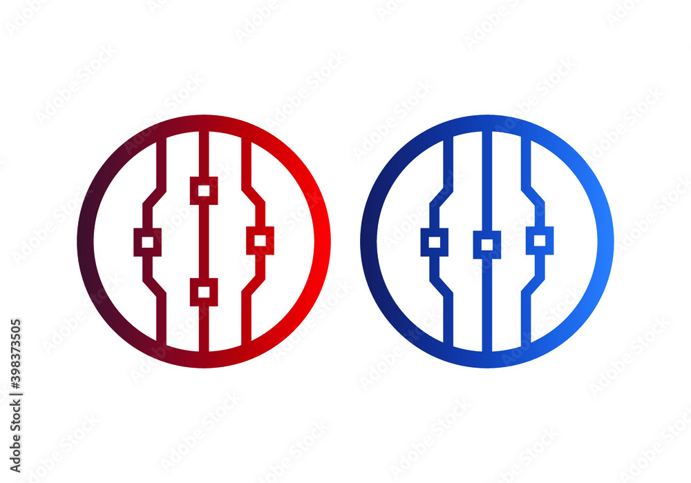 Circuit board, technology vector icon. Web site design, logo, app. Computer, network, communication, tech icon. Vector stock illustration. Circuit board, technology vector icon. Web site design, logo, app. Computer, network, communication, tech icon. Vector stock illustration.